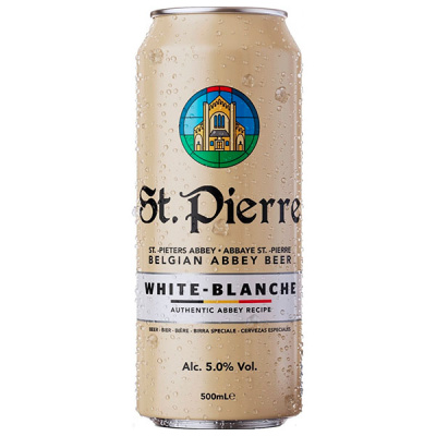 Пиво St. Pierre Blanche in can 0,50 л фото