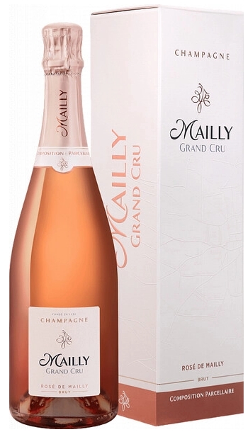 Шампанское Розовое Брют Mailly Grand Cru Rose Brut Champagne in gift box 0,75 л фото