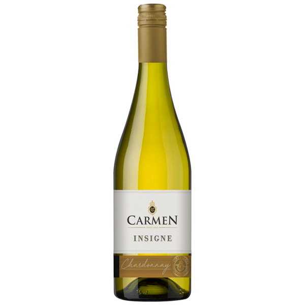 Вино Белое Сухое Carmen Insigne Chardonnay Valle Central 2023 0,75 л фото