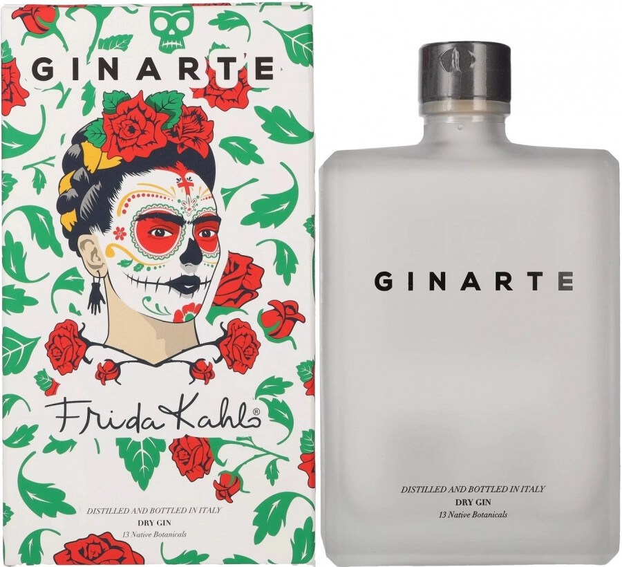 Джин Ginarte Frida Kahlo Dry Gin in gift box 0,7 л фото