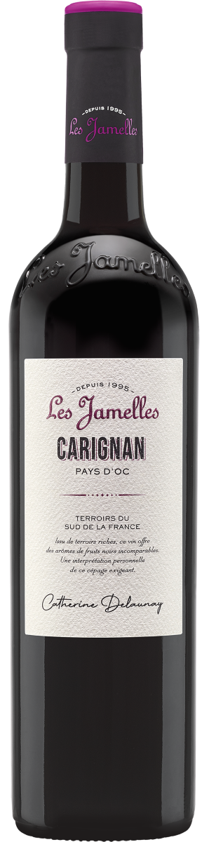 Вино Красное Сухое Les Jamelles Carignan 2022 0,75 л фото