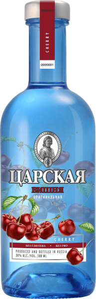 Водка Tsarskaja Original Cherry 0,5 л фото