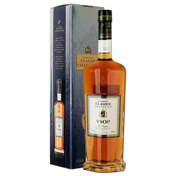 Коньяк Claude Chatelier VSOP with a glass in gift box 0,50 л фото
