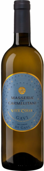 Вино Белое Сухое Vite Colte Masseria dei Carmelitani Gavi di Gavi 2024 0,75 л фото