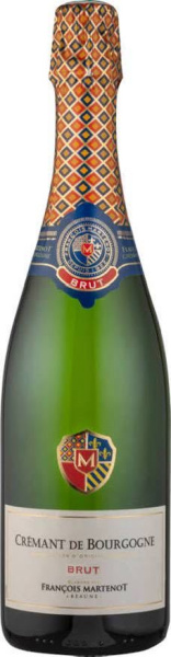 Вино игристое Белое Брют Francois Martenot Cremant de Bourgogne Brut 0,75 л фото