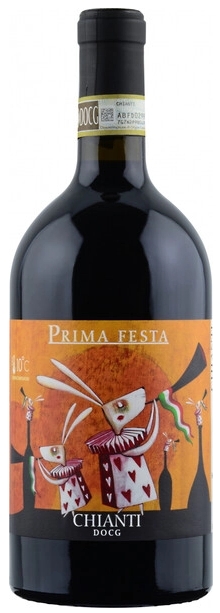 Вино Красное Сухое Prima Festa Chianti 2023 0,75 л фото