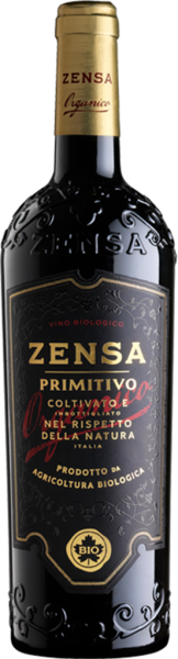 Вино Красное Полусухое Zensa Primitivo Organic Puglia 2024 0,75 л фото