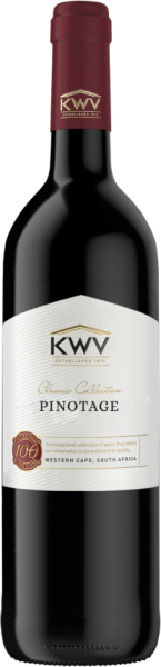 Вино Красное Сухое KWV Classic Collection Pinotage Western Cape 2023 0,75 л фото