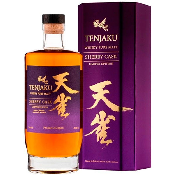 Виски Tenjaku Pure Malt Sherry Cask Limited Edition in gift box 0,7 л фото