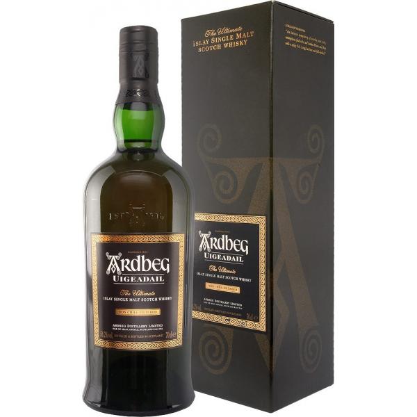 Виски Ardbeg Uigeadail Single Malt Islay in gift box 0,7 л фото