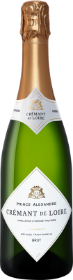 Вино игристое Принц Александр Брют Креман Де Луар белое брют 12,5% 0,75 л фото