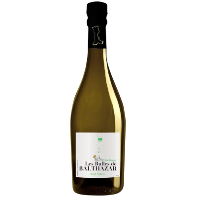 Вино игристое Белое Сухое Les Bulles de Balthazar Chardonnay Brut Nature 0,75 л фото