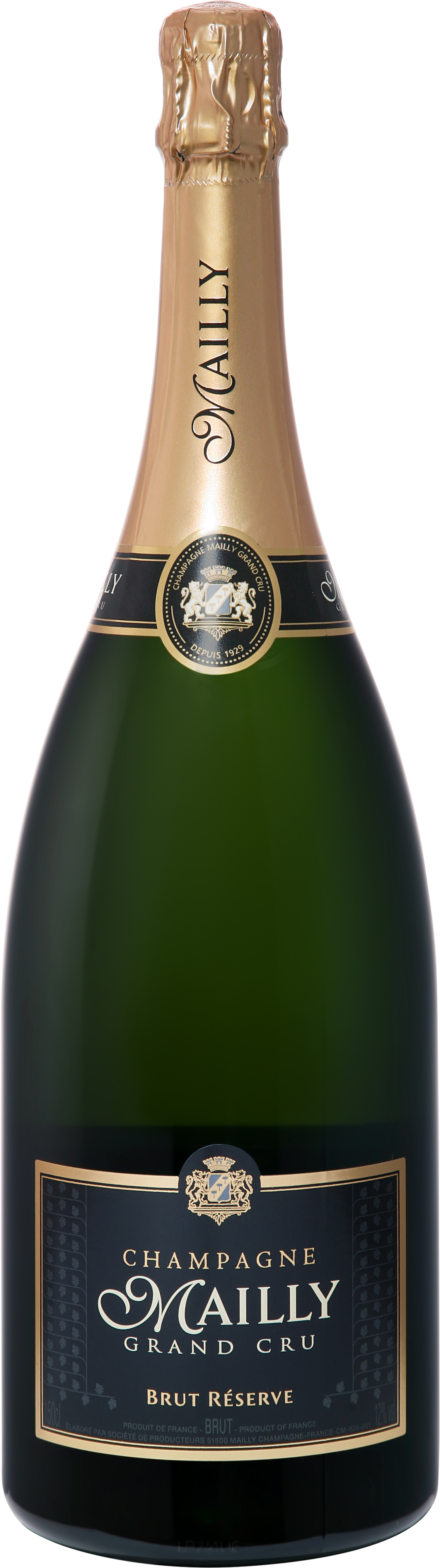 Вино игристое Белое Брют Mailly Grand Cru Brut Reserve Champagne 1,5 л фото