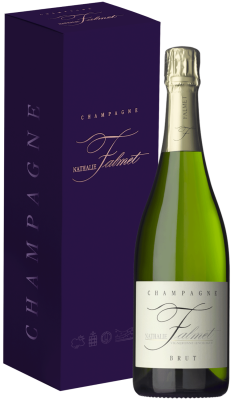 Вино игристое Nathalie Falmet Brut Champagne in gift box 0,75 л фото
