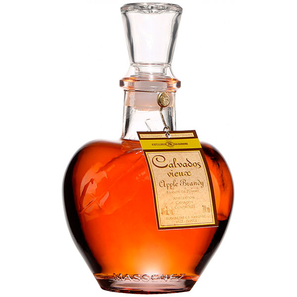 Кальвадос G. E. Massenez Calvados Vieux Carafon Forme Pomme 0,7 л фото