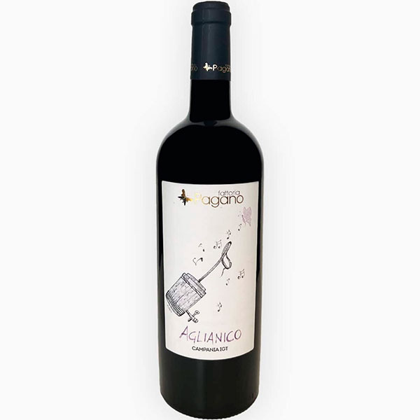 Вино Красное Сухое Fattoria Pagano Aglianico Campania 2023 0,75 л фото