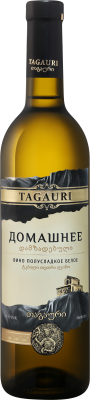 Вино Тагаури Домашнее белое полусладкое 11% 0,75 л фото
