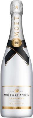 Вино игристое Белое Полусладкое Moet & Chandon Ice Imperial Demi-Sec Champagne 0,75 л фото