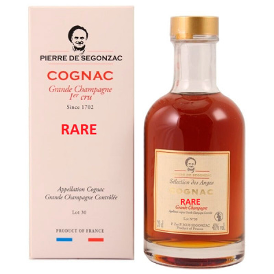 Коньяк Pierre de Segonzac Rare Grande Champagne in gift box 0,20 л фото