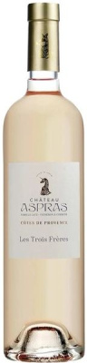Вино Розовое Сухое Domaine des Aspras Les Trois Freres Cotes de Provence 2024 0,75 л фото