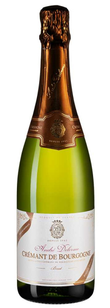 Вино игристое Белое Брют Andre Delorme Cremant de Bourgogne Brut 2023 0,75 л фото