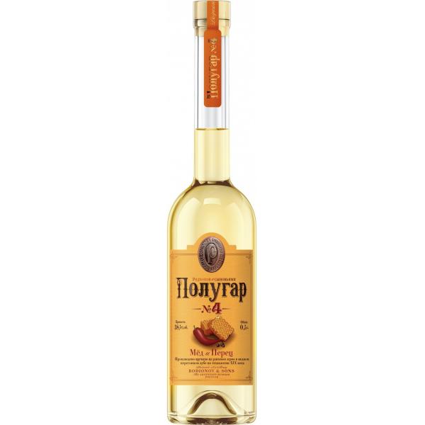 Дистиллят Polugar № 4 Honey & Allspice 0,5 л фото