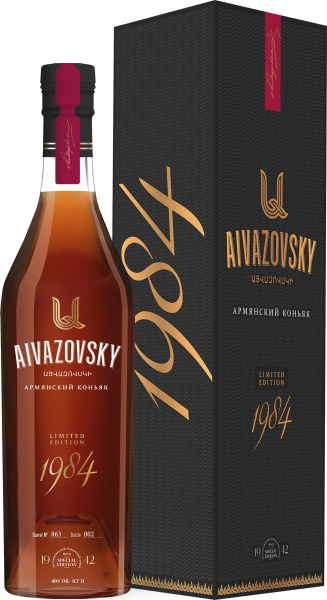 Коньяк Aivazovsky Limited Edition 1984 in gift box 0,7 л фото