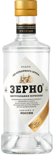 Водка Zerno Natural Grain 0,5 л фото