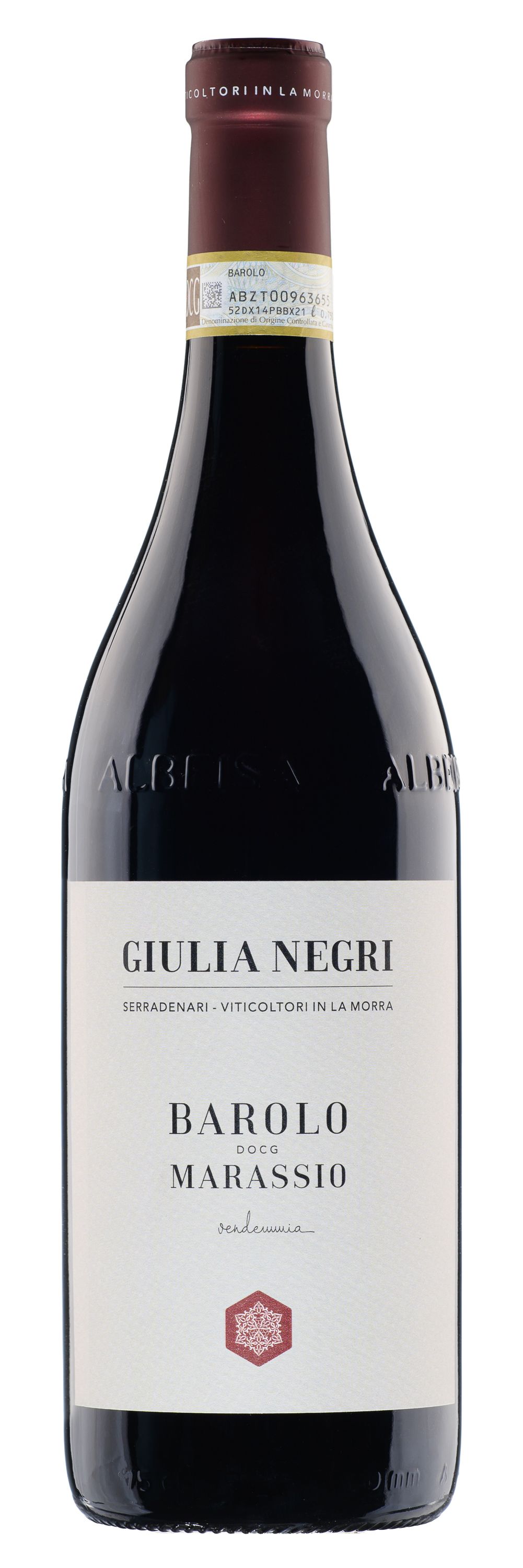 Вино Красное Сухое Serradenari Giulia Negri Marassio Barolo 2021 0,75 л фото
