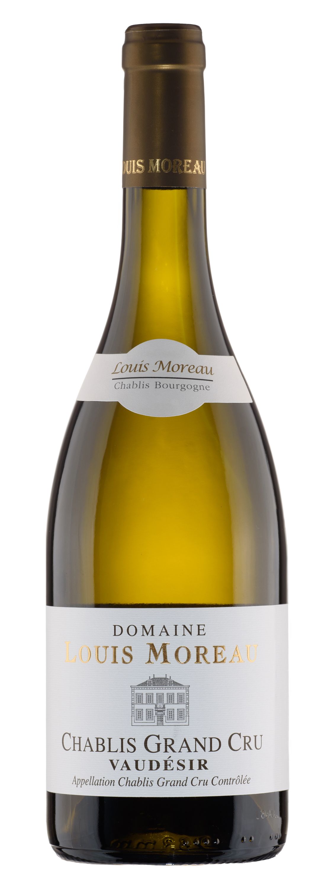 Вино Белое Сухое Domaine Louis Moreau Chablis Grand Cru Vaudesir 2019 0,75 л фото