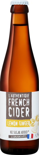 Сидр Сладкое L'Authentique French Cider Lemon Ginger 0,33 л фото
