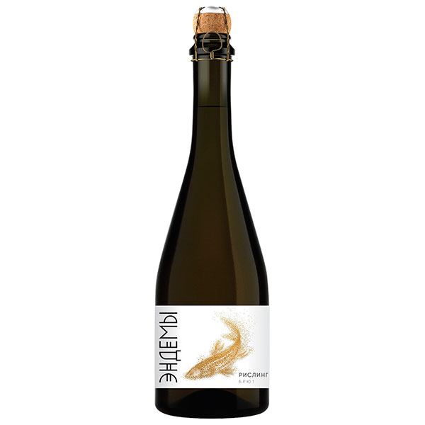 Вино игристое Белое Брют Ehndemy Riesling Brut 2021 0,75 л фото