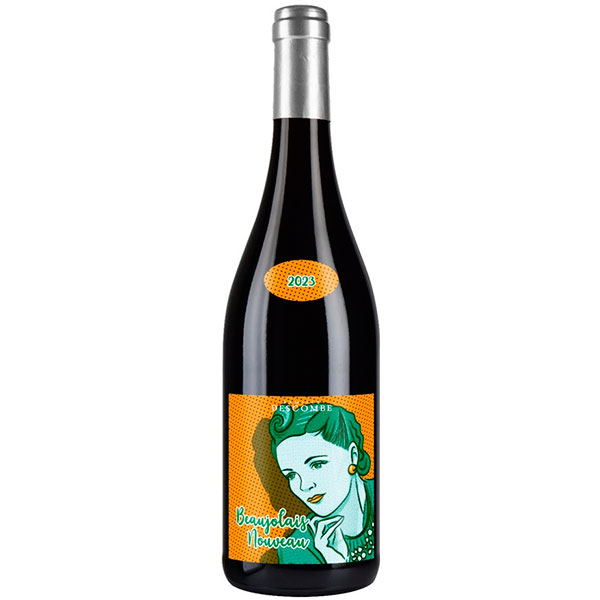 Вино Красное Сухое Famille Descombe Beaujolais Nouveau 2023 0,75 л фото