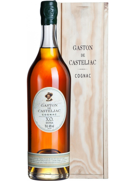 Коньяк Gaston de Casteljac XO Extra in wooden box 0,7 л фото