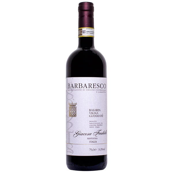 Вино Красное Сухое Giacosa Fratelli Barbaresco Basarin Vigna Gianmate 2017 0,75 л фото