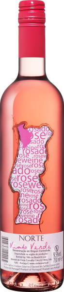 Вино Розовое Полусухое Norte Rose Vinho Verde 0,75 л фото