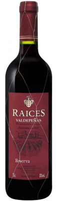 Вино Красное Сухое Raices Reserva Valdepenas 2018 0,75 л фото