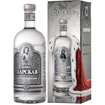 Водка Tsarskaja Original in gift box 1,75 л фото