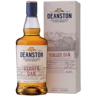 Виски Deanston Virgin Oak Single Malt Highland in gift box 0,70 л фото