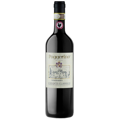 Вино Красное Сухое Poggerino Chianti Classico 2021 0,75 л фото