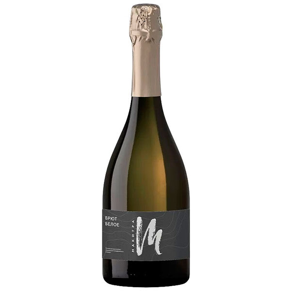 Вино игристое Белое Брют Makitra Brut 2021 0,75 л фото