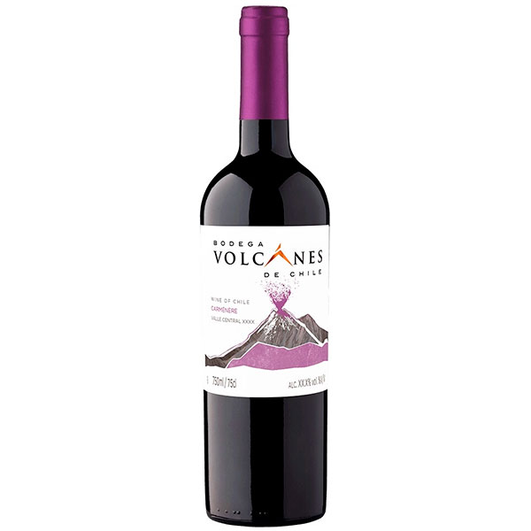 Вино Красное Сухое Volcanes Carmenere Valle Central 2021 0,75 л фото