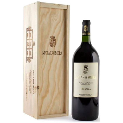 Вино Красное Сухое Matarromera Crianza Ribera del Duero in wooden box 2009 6,00 л фото