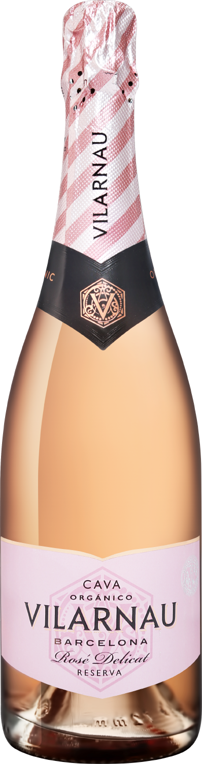 Вино игристое Розовое Брют Vilarnau Brut Reserva Rose Delicat Cava 0,75 л фото