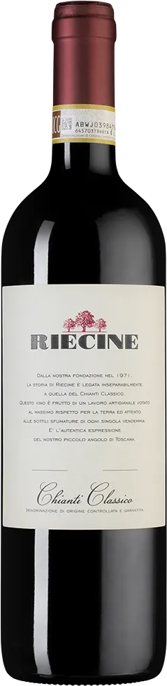 Вино Красное Сухое Riecine Chianti Classico 2023 0,75 л фото
