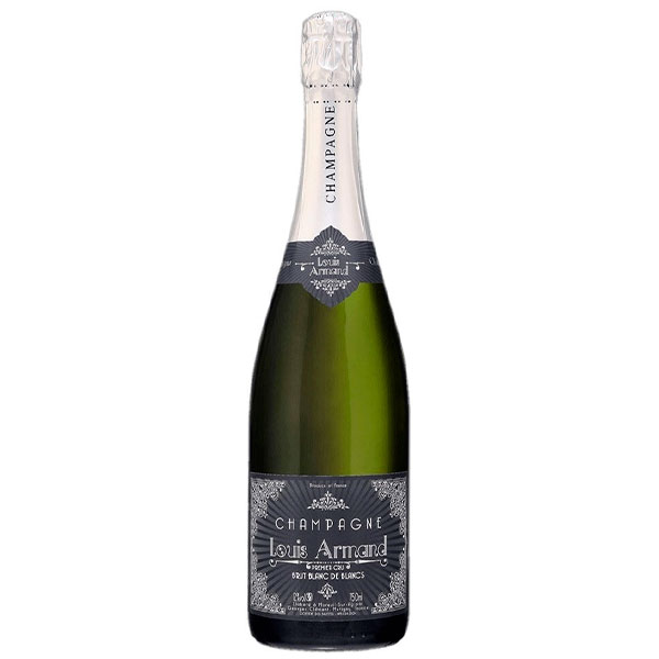 Шампанское Белое Брют Louis Armand Premier Cru Blanc de Blancs Brut Champagne 0,75 л фото
