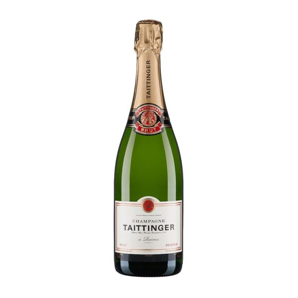 Вино игристое Белое Брют Taittinger Reserve Brut Champagne 0,75 л фото