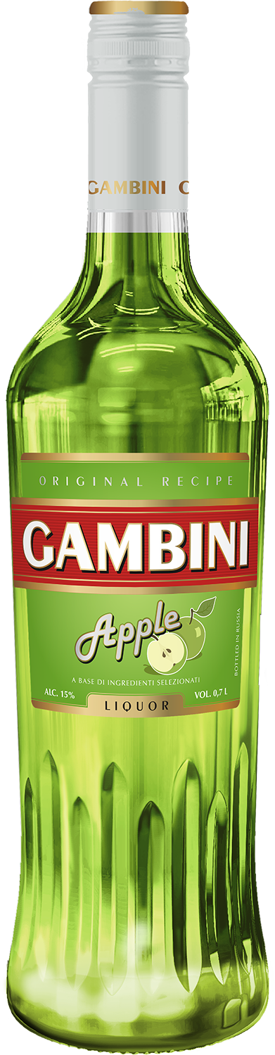 Ликер Gambini Green Apple 0,7 л фото