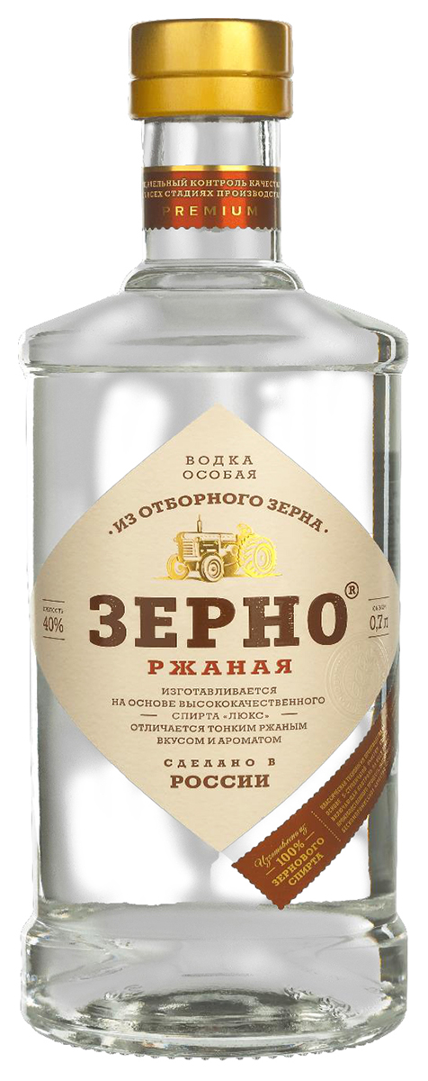 Водка Zerno Rzhanaya 0,7 л фото