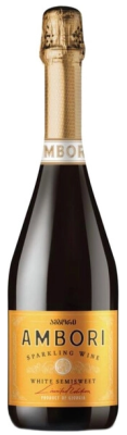 Вино игристое Белое Полусладкое Badagoni Ambori 0,75 л фото